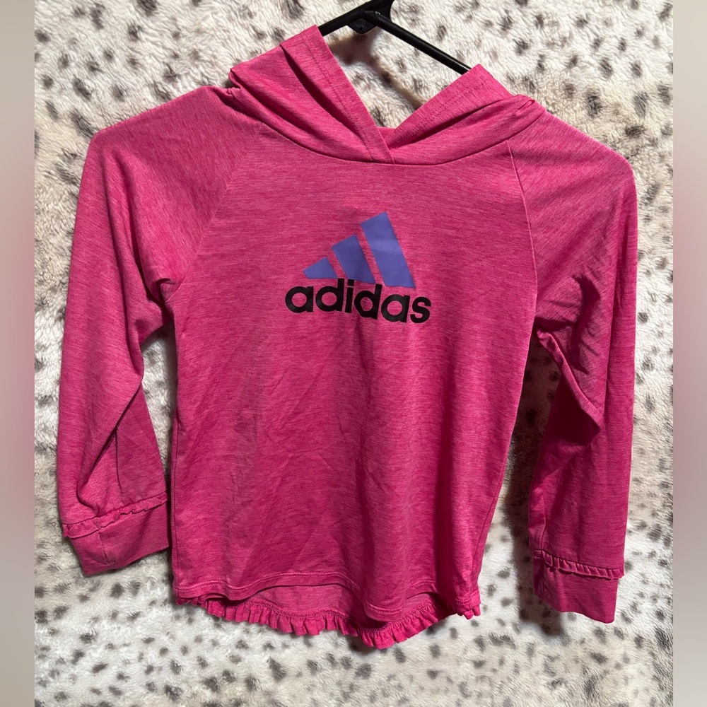 KIDS ADIDAS LIGHTWEIGHT HOODED SHIRT